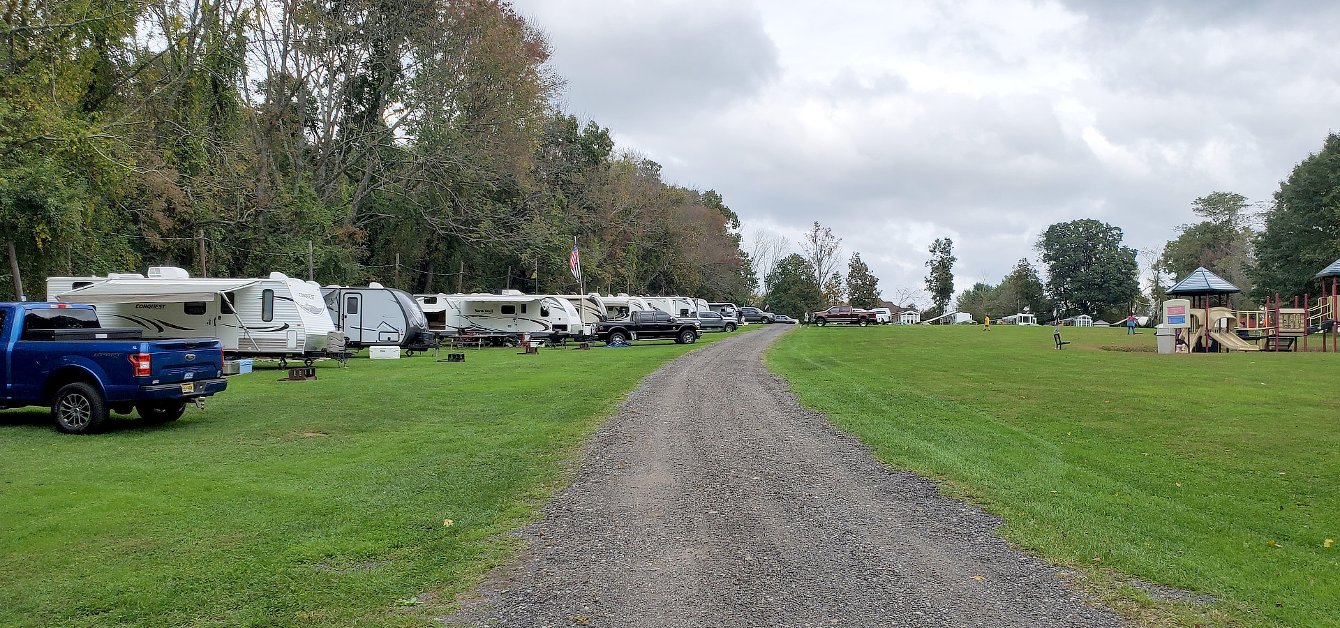 Row of Campsites